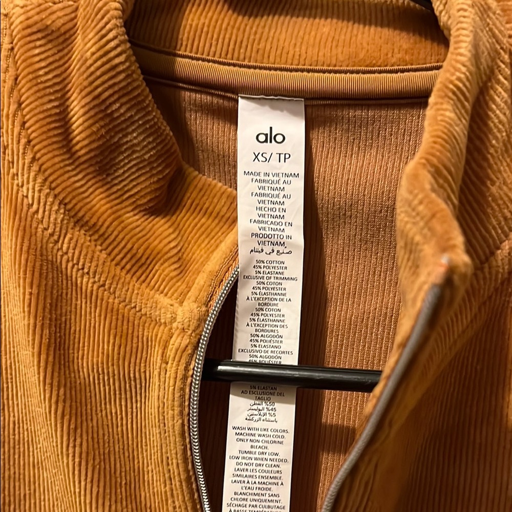 ALO Yoga Tan Crop Top